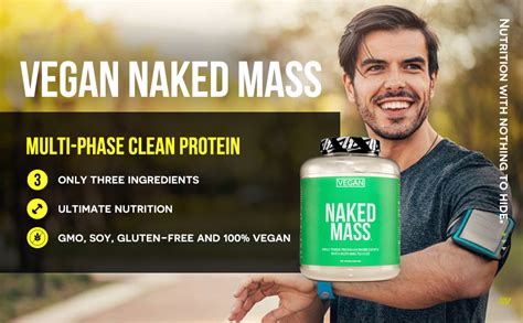 naked vegan mass|NAKED Vegan Mass Gainer Protein Powder